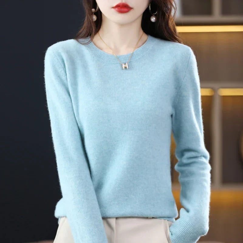 Lucetta | Kaschmirpullover mit Rundhalsausschnitt für Damen