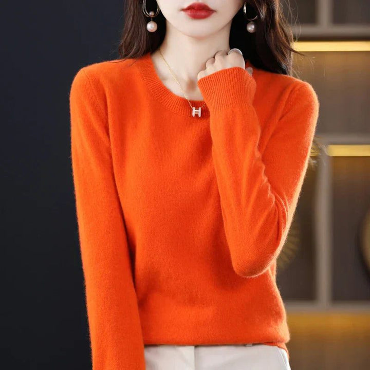 Lucetta | Kaschmirpullover mit Rundhalsausschnitt für Damen