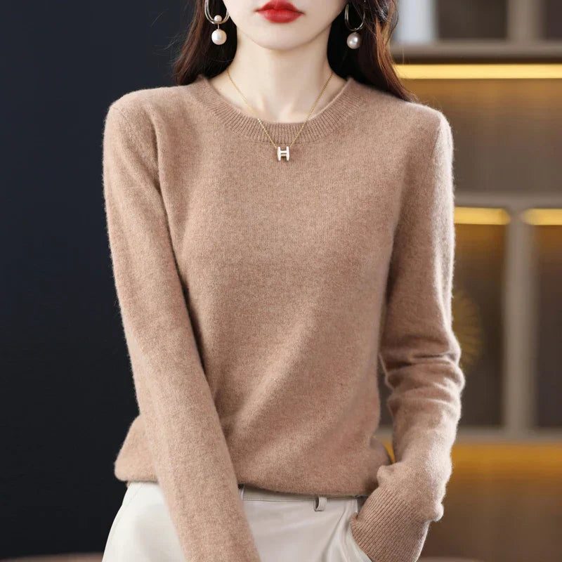 Lucetta | Kaschmirpullover mit Rundhalsausschnitt für Damen