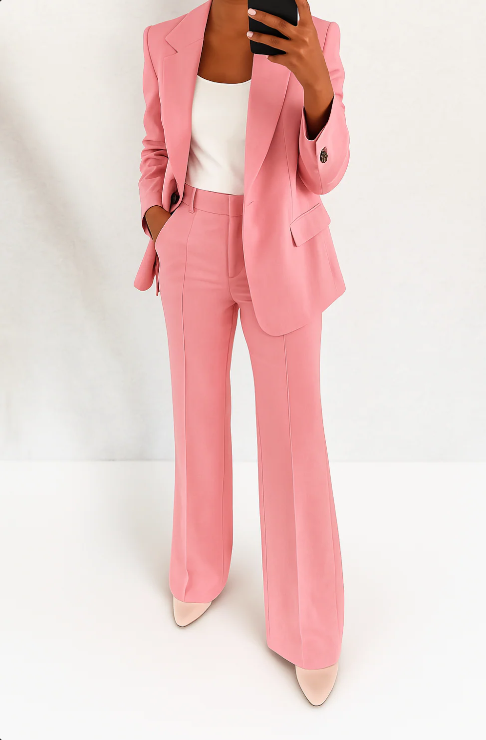 Carla | Hosenanzug mit Blazer und weiter Hose für Damen