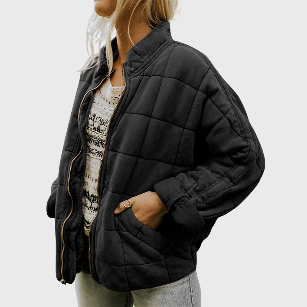 Nina | Oversized-Bomberjacke im Steppdesign für Damen
