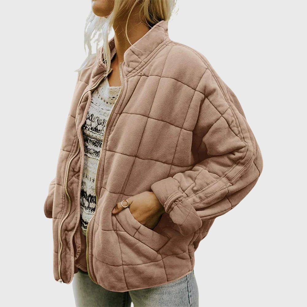 Nina | Oversized-Bomberjacke im Steppdesign für Damen