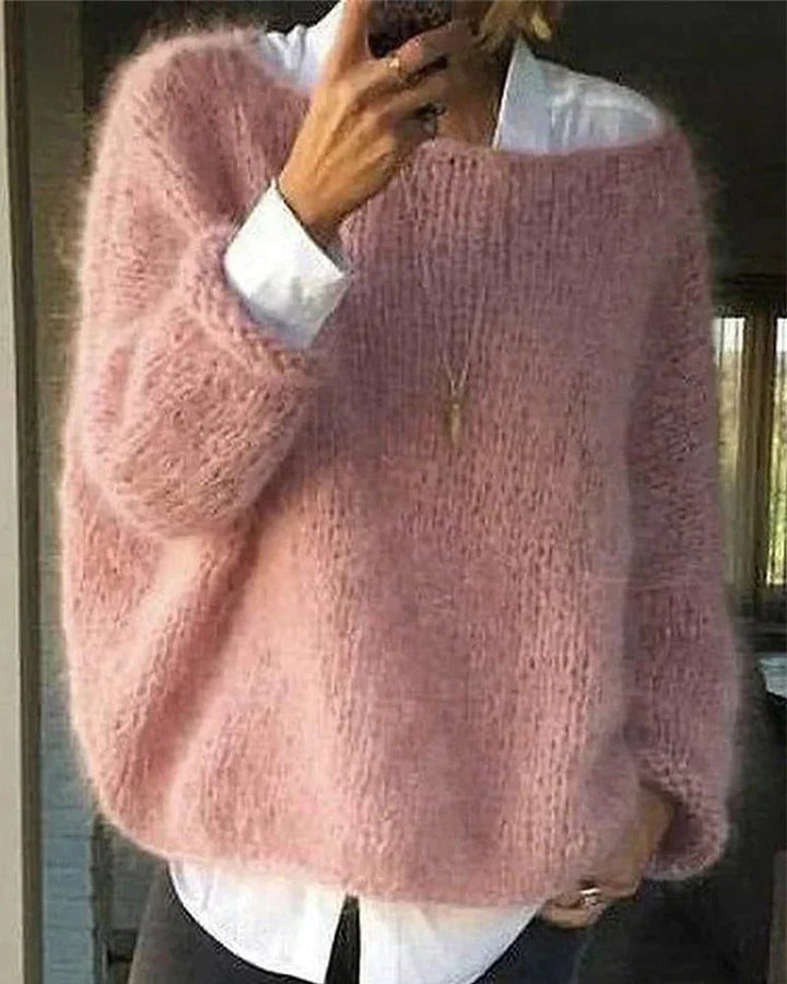 Saraid | Oversized-Mohair-Strickpullover für Damen