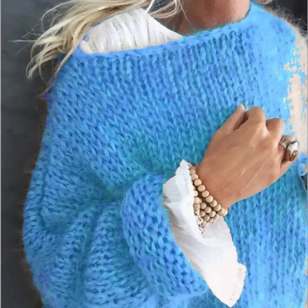 Saraid | Oversized-Mohair-Strickpullover für Damen