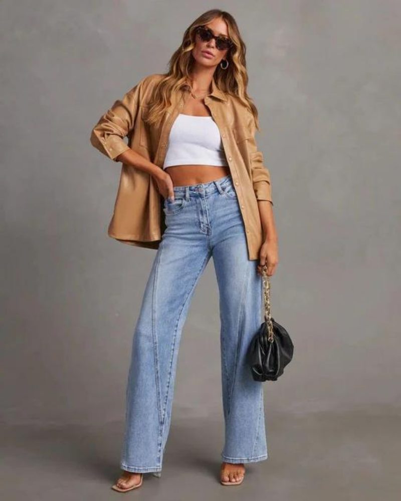 Serra | Jeans mit weitem Bein für Damen
