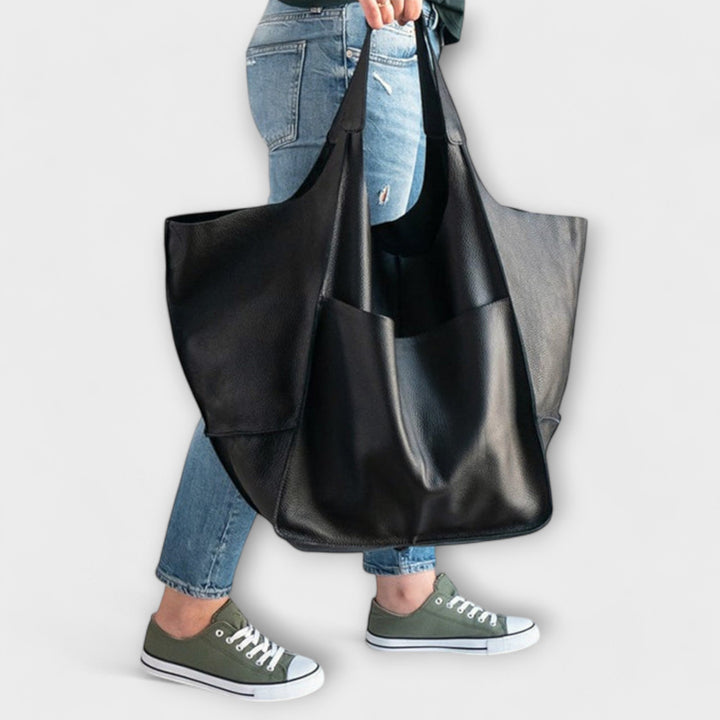 Urania | Oversized Weekender-Tasche aus Leder für Damen
