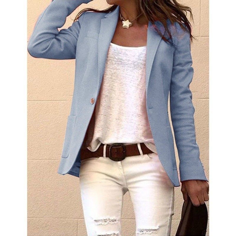 Theophania | Blazer mit Reverskragen und Einknopfverschluss für Damen