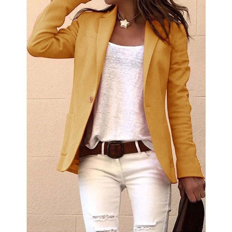 Theophania | Blazer mit Reverskragen und Einknopfverschluss für Damen