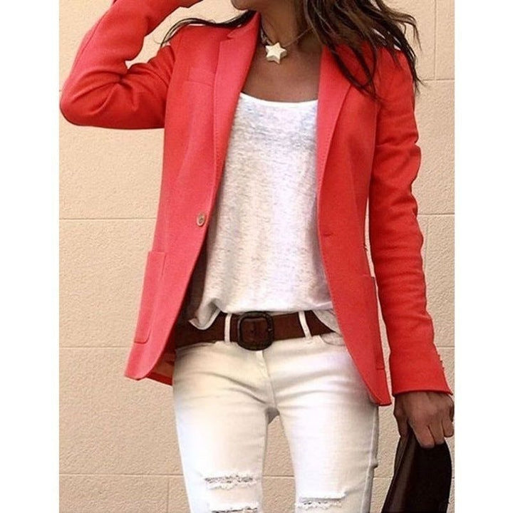 Theophania | Blazer mit Reverskragen und Einknopfverschluss für Damen