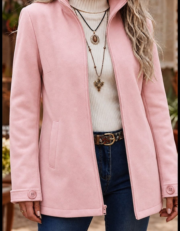 Unna | Jacke mit Stehkragen und Reissverschluss für Damen