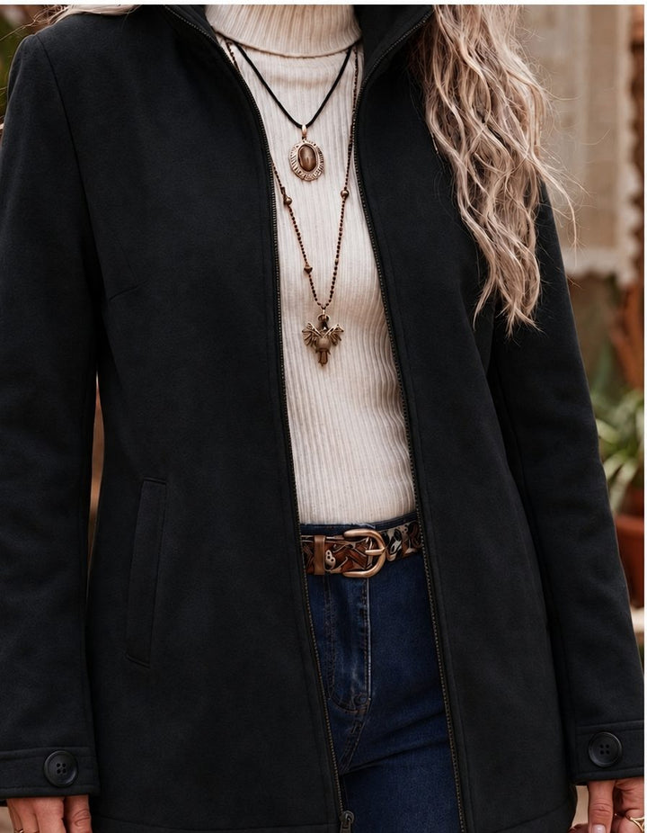 Unna | Jacke mit Stehkragen und Reissverschluss für Damen