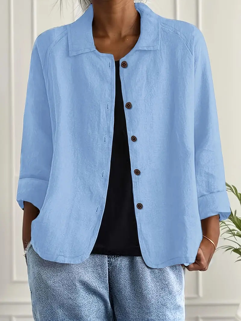 Zara | Oversized-Blazer mit Knopfleiste und breitem Kragen für Damen