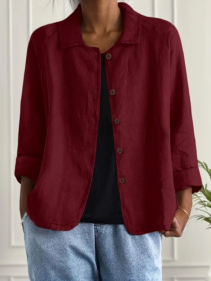 Zara | Oversized-Blazer mit Knopfleiste und breitem Kragen für Damen