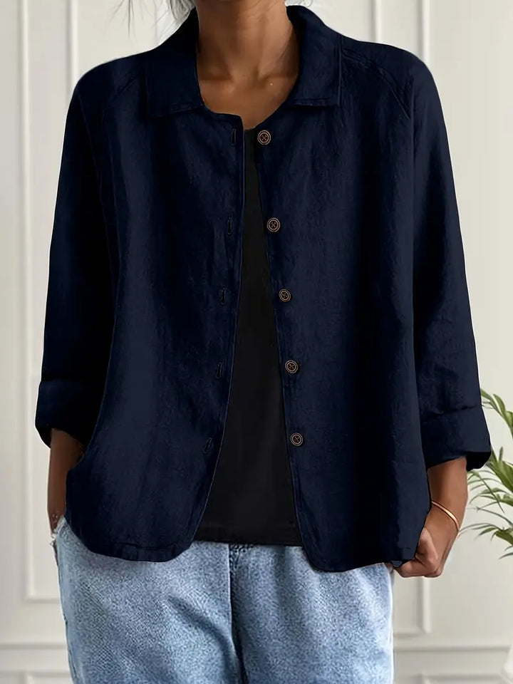 Zara | Oversized-Blazer mit Knopfleiste und breitem Kragen für Damen