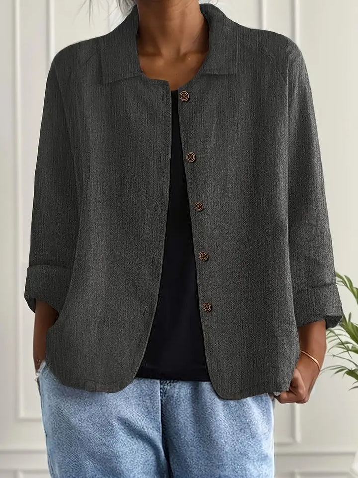 Zara | Oversized-Blazer mit Knopfleiste und breitem Kragen für Damen