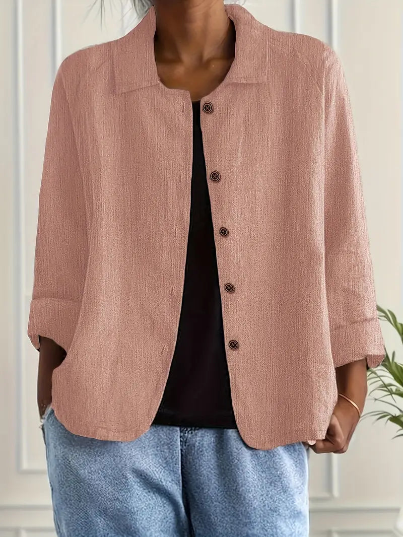 Zara | Oversized-Blazer mit Knopfleiste und breitem Kragen für Damen