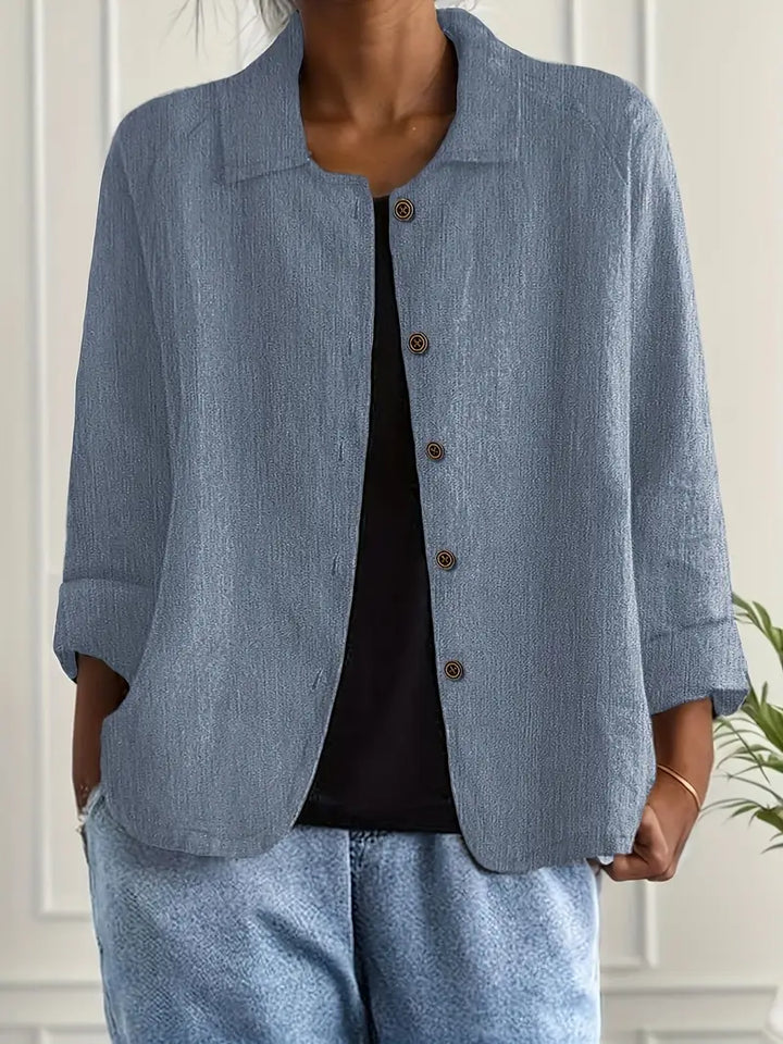 Zara | Oversized-Blazer mit Knopfleiste und breitem Kragen für Damen