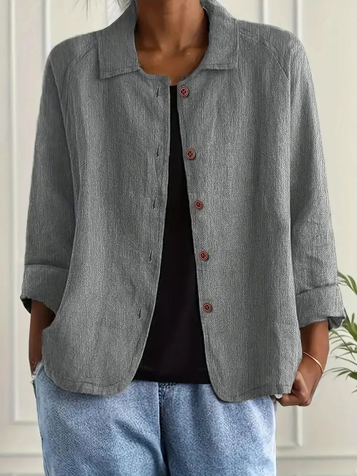 Zara | Oversized-Blazer mit Knopfleiste und breitem Kragen für Damen