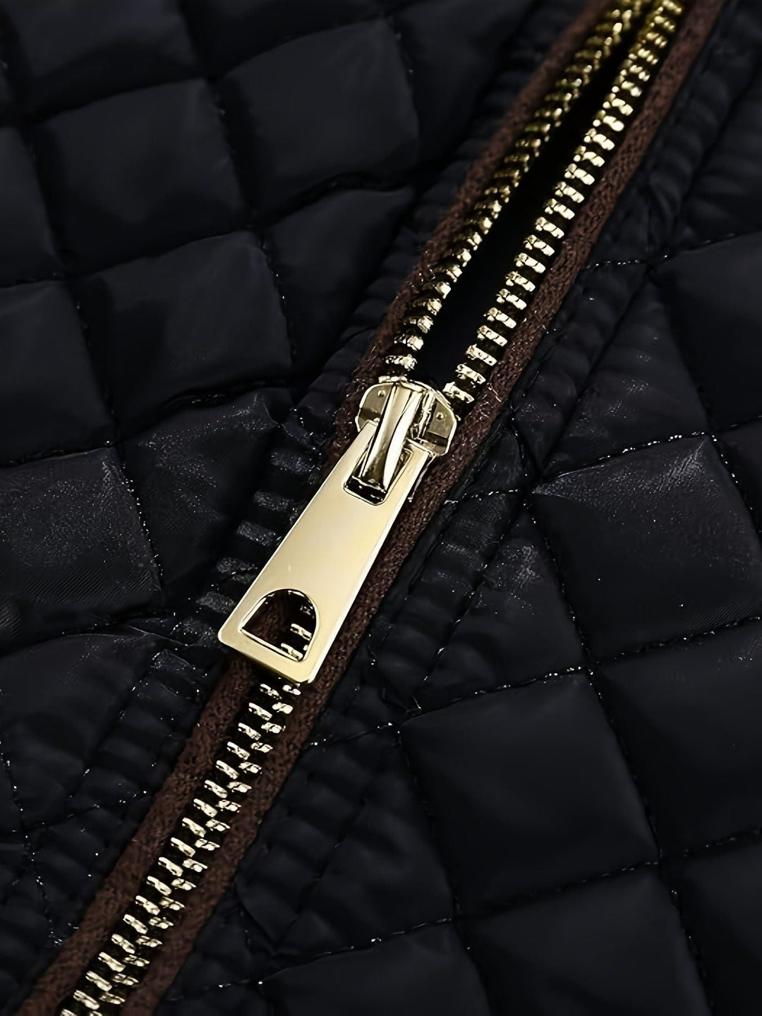 Zola | Steppjacke mit Stehkragen und Kontrastpaspeln für Damen